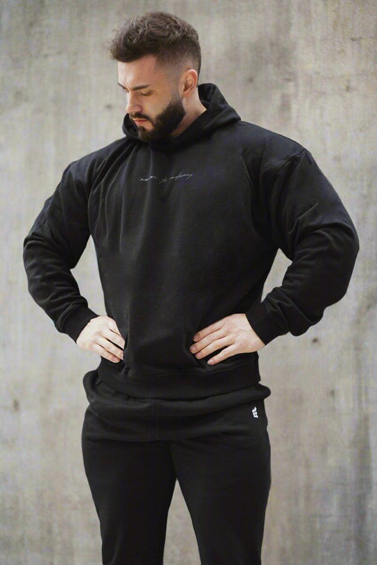 Essentials Relaxed Hoodie - Black