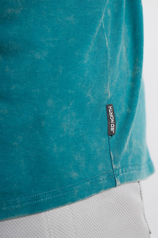 Classic Vintage Washed Racerback Stringer - Deep Sea