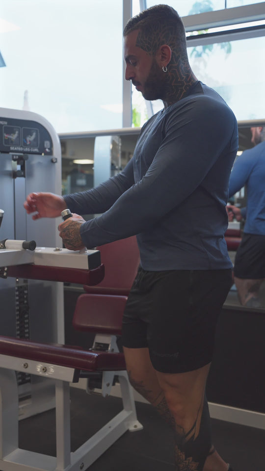 Agile Bodybuilding 4'' Shorts w Zipper Pockets - Noir