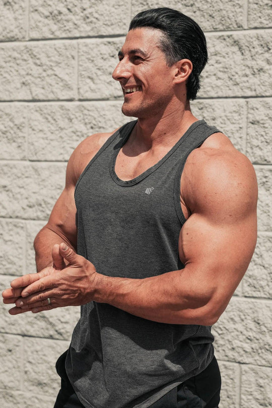 Vital Raw-Hem Tank Top 2.0 - Dark Gray