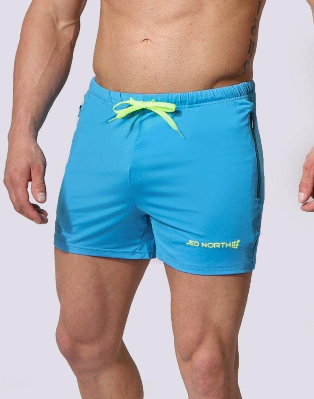 Agile Shorts - Aqua Blue Men Shorts Jed North