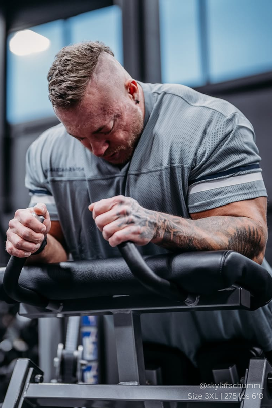 Jed North Warrior V-Neck Jersey - Gray