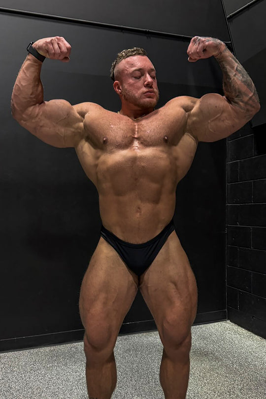 Men's Classic Physique Trunks 2" Seam - Black