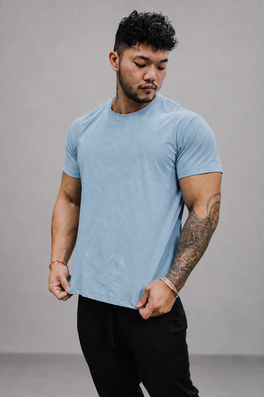 Athletic Training Tee - Light Blue