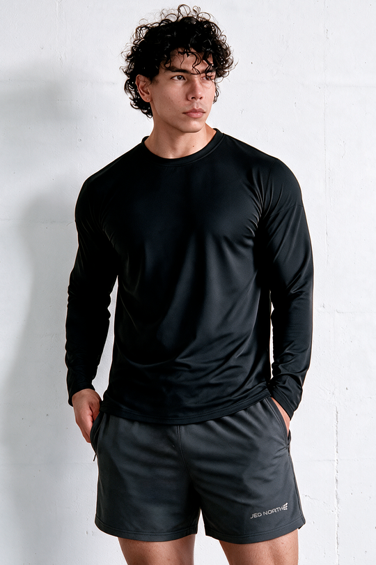 Base Performance Long Sleeve T-Shirt - Black