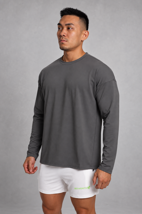Base Performance Long Sleeve T-Shirt - Dark Gray