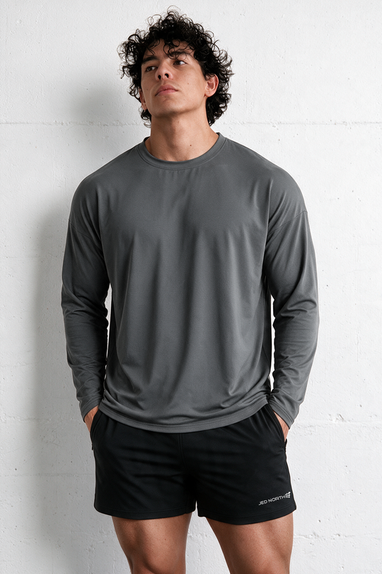Base Performance Long Sleeve T-Shirt - Dark Gray