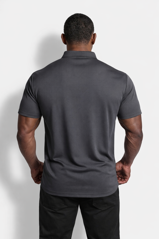 Fast-Dry Polo T-Shirt - Dark Gray