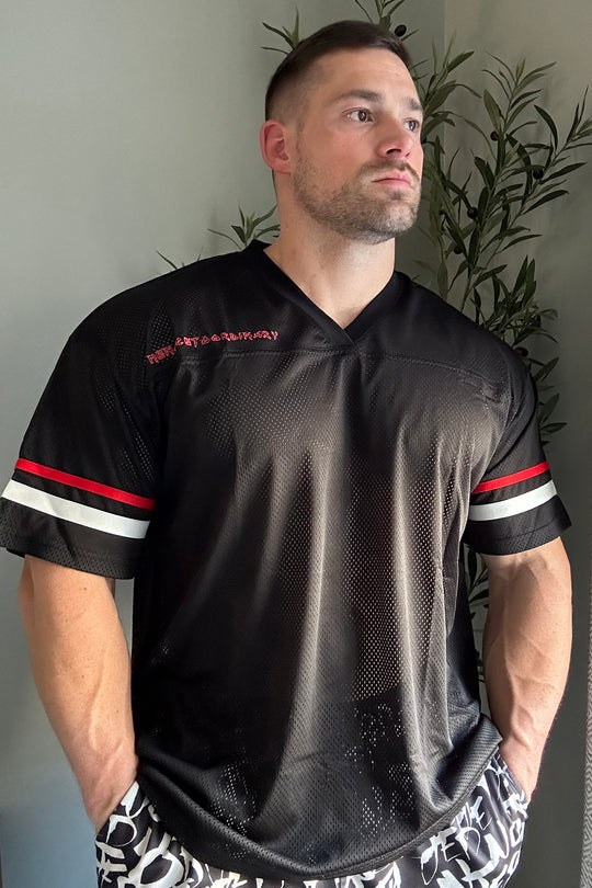 Jed North Warrior V-Neck Jersey - Black