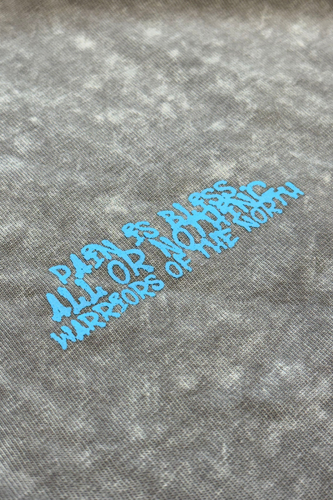 Acid Washed Oversized T-Shirt - Storm Gray