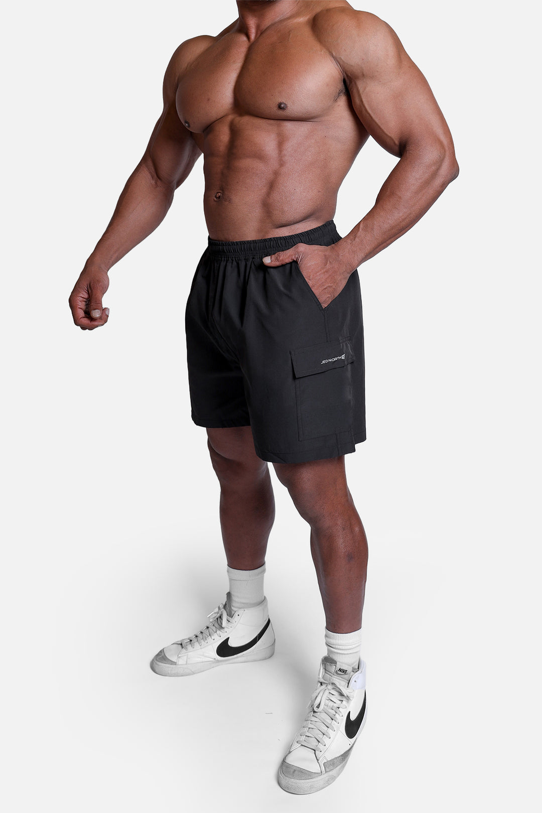 Trek 4.5" Cargo Shorts - Black