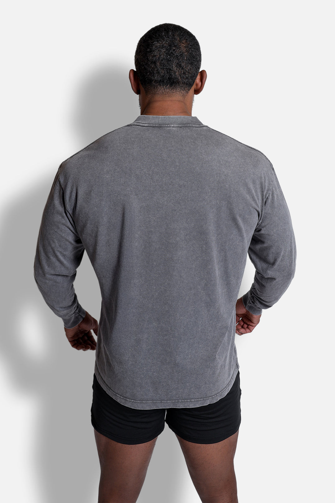 Vintage Wash Long Sleeve T-Shirt - Storm Gray