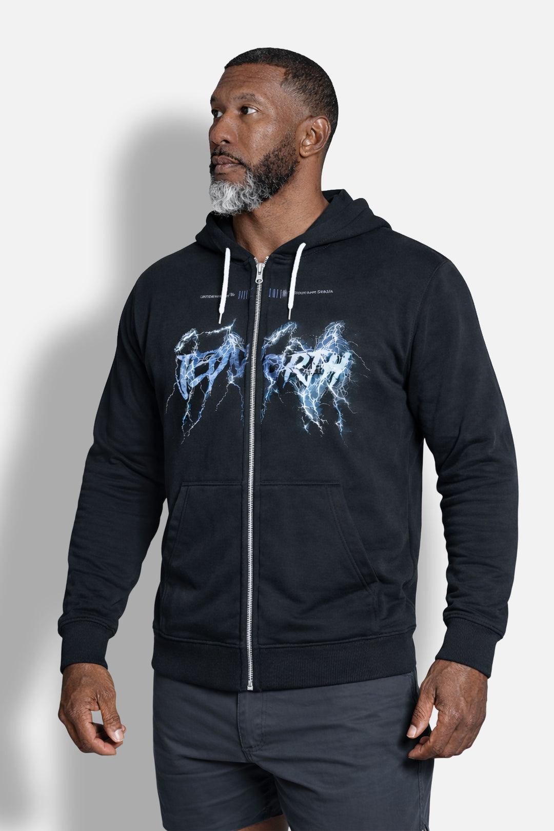 Limited Edition Zip-Up Hoodie - Lightning Black