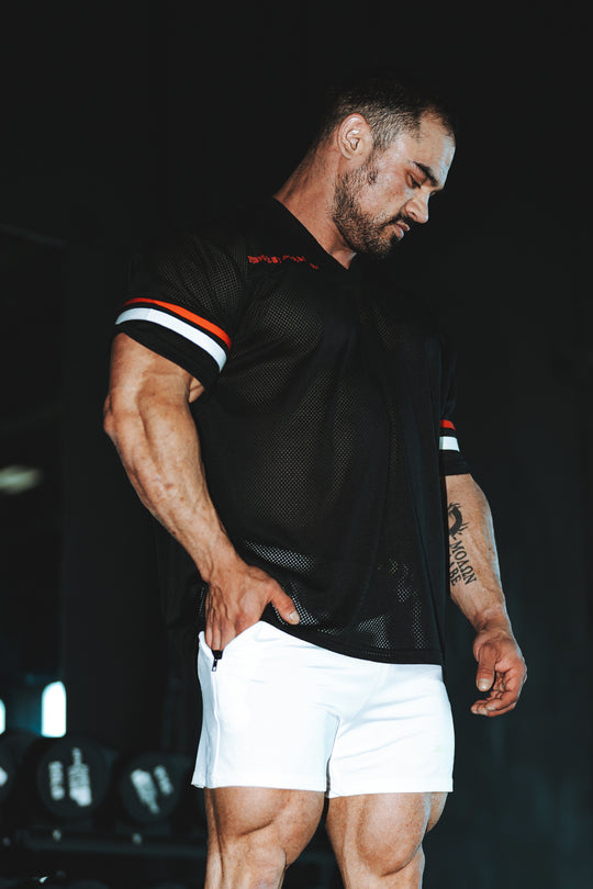 Jed North Warrior V-Neck Jersey - Black