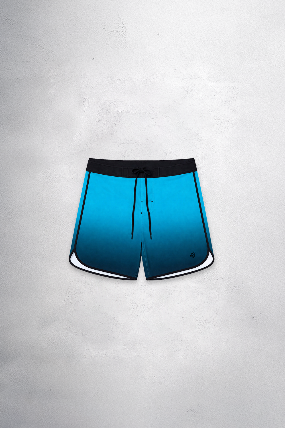 Men's Physique Board Shorts  - 15" Athlete Cut - Teal Fade