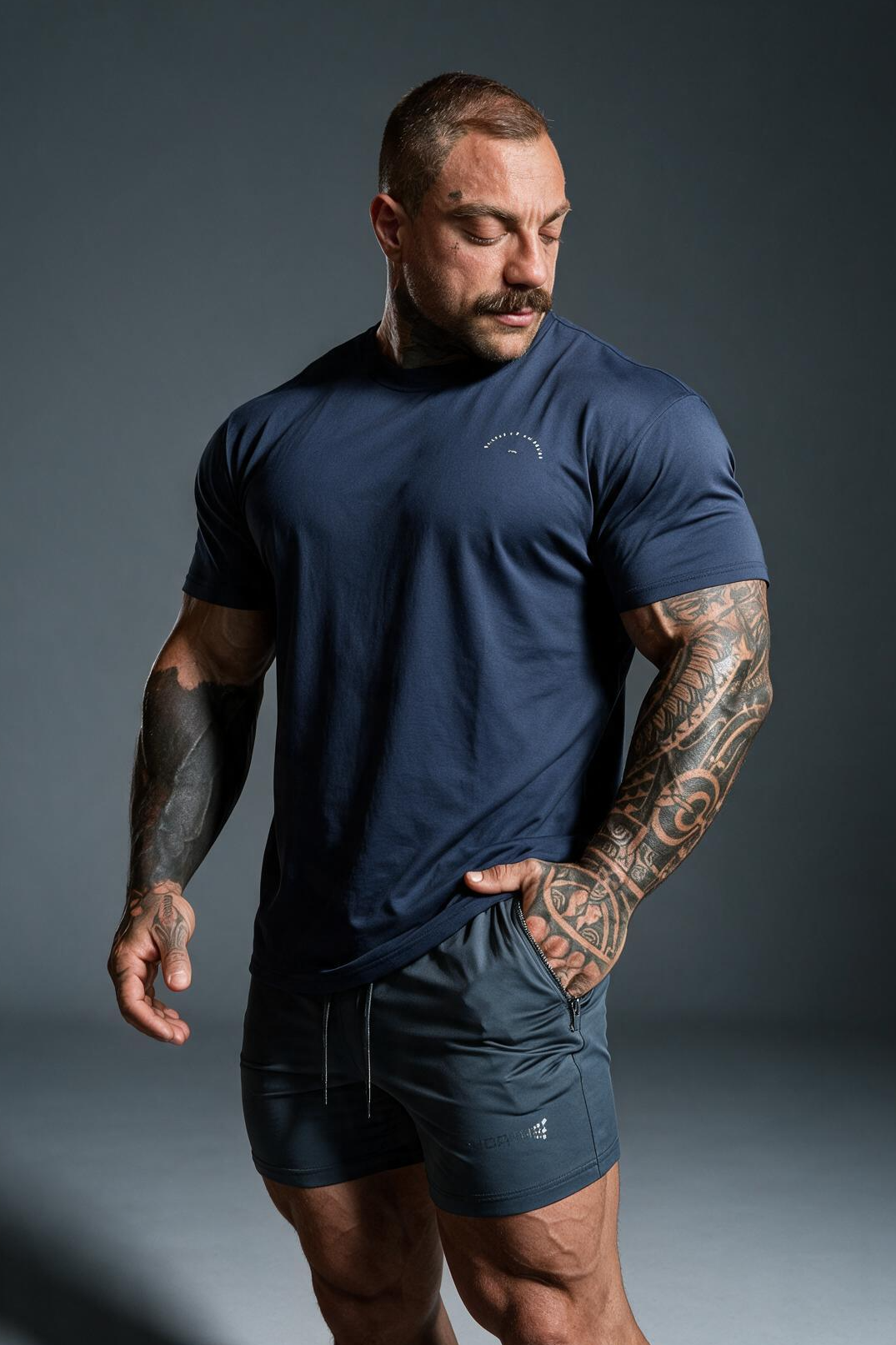 Built Basics Tee - Navy Blue