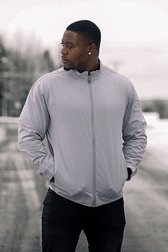 Full-Zip Training Jacket - Silver