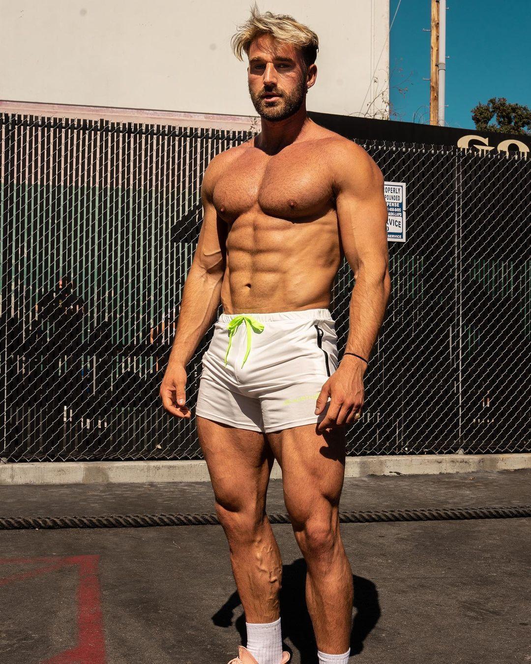 Agile Shorts - White Men Shorts Jed North 